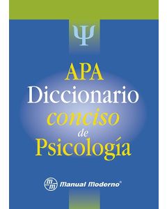 APA. Diccionario Conciso de psicología