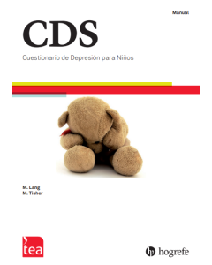 CDS. Escala de Depresión para Niños - Juego completo (Manual, Kit corrección 25 usos, Juego de tarjetas)