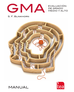 GMA. Evaluación de Grado Medio y Alto - Cuadernillos Abstracto forma A (pq.10)