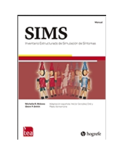 SIMS. Inventario Estructurado de Simulación de Síntomas-Aplicación, corrección y comentarios online (1 uso). Solo disponible para usuarios con manual